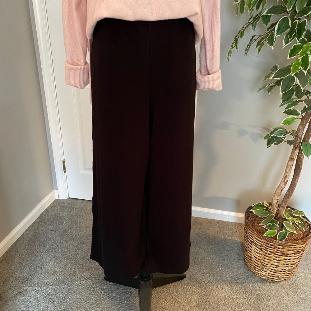 Women's Lou & Grey Super Soft, Extremely Comfortable Wide Leg Pants - Black - XL